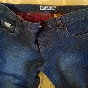 Berne flannel lined jeans boys 12 youth